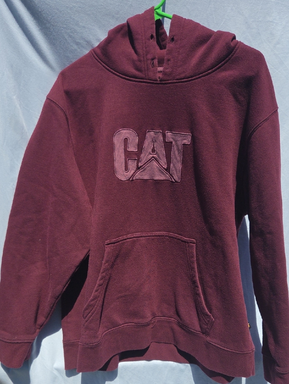 Caterpillar (CAT) Womans Workwear Maroon Pullover Hoodie Size XL